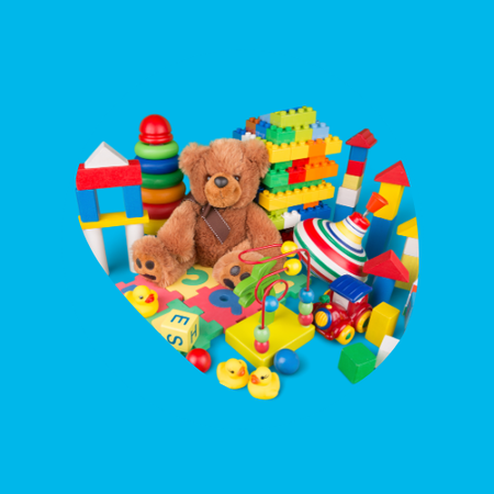 Crianças e brinquedos