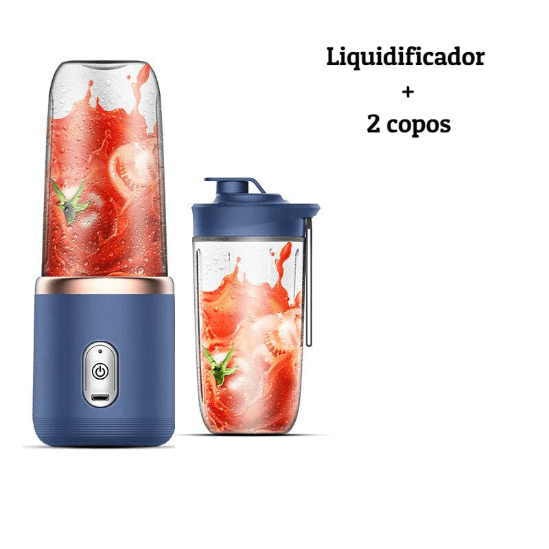 Liquidificador Portátil com Copo Sem Fio │ Produtos para o seu Bem Estar