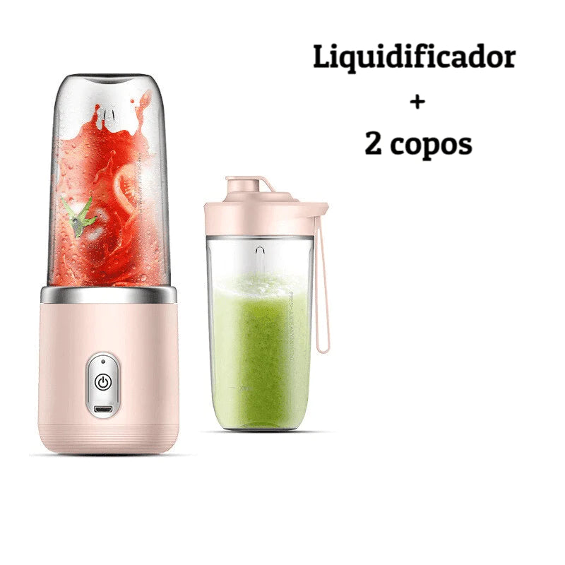 Liquidificador Portátil com Copo Sem Fio │ Produtos para o seu Bem Estar