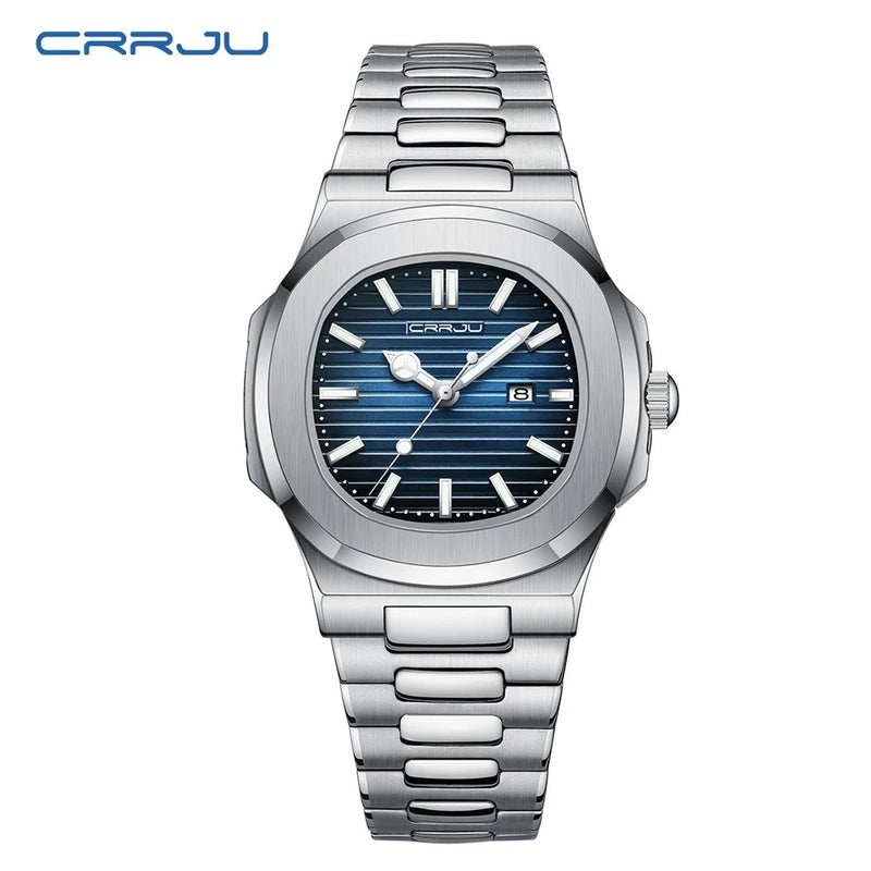 Relógio Masculino, CRRJU, Casual Simples Esportes de Quartzo Impermeável 5018 X [PROMOÇÃO COMPRE 1 LEVE 2🔥]