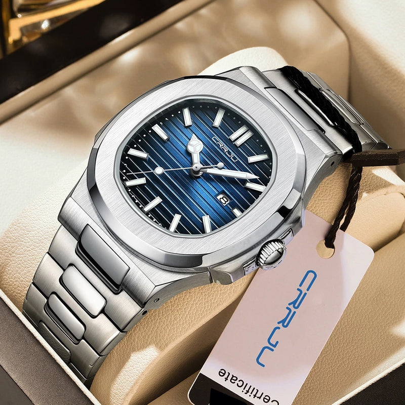 Relógio Masculino, CRRJU, Casual Simples Esportes de Quartzo Impermeável 5018 X [PROMOÇÃO COMPRE 1 LEVE 2🔥]