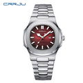 Relógio Masculino, CRRJU, Casual Simples Esportes de Quartzo Impermeável 5018 X [PROMOÇÃO COMPRE 1 LEVE 2🔥]