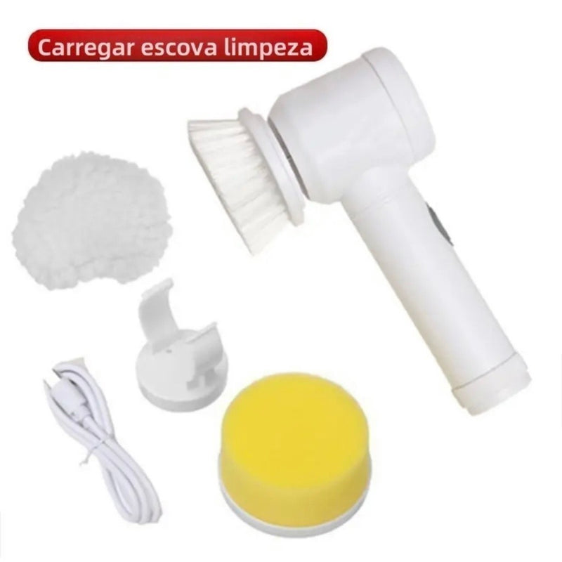 Escova Elétrica de Limpeza [SUPER PROMOÇÃO] 🔥